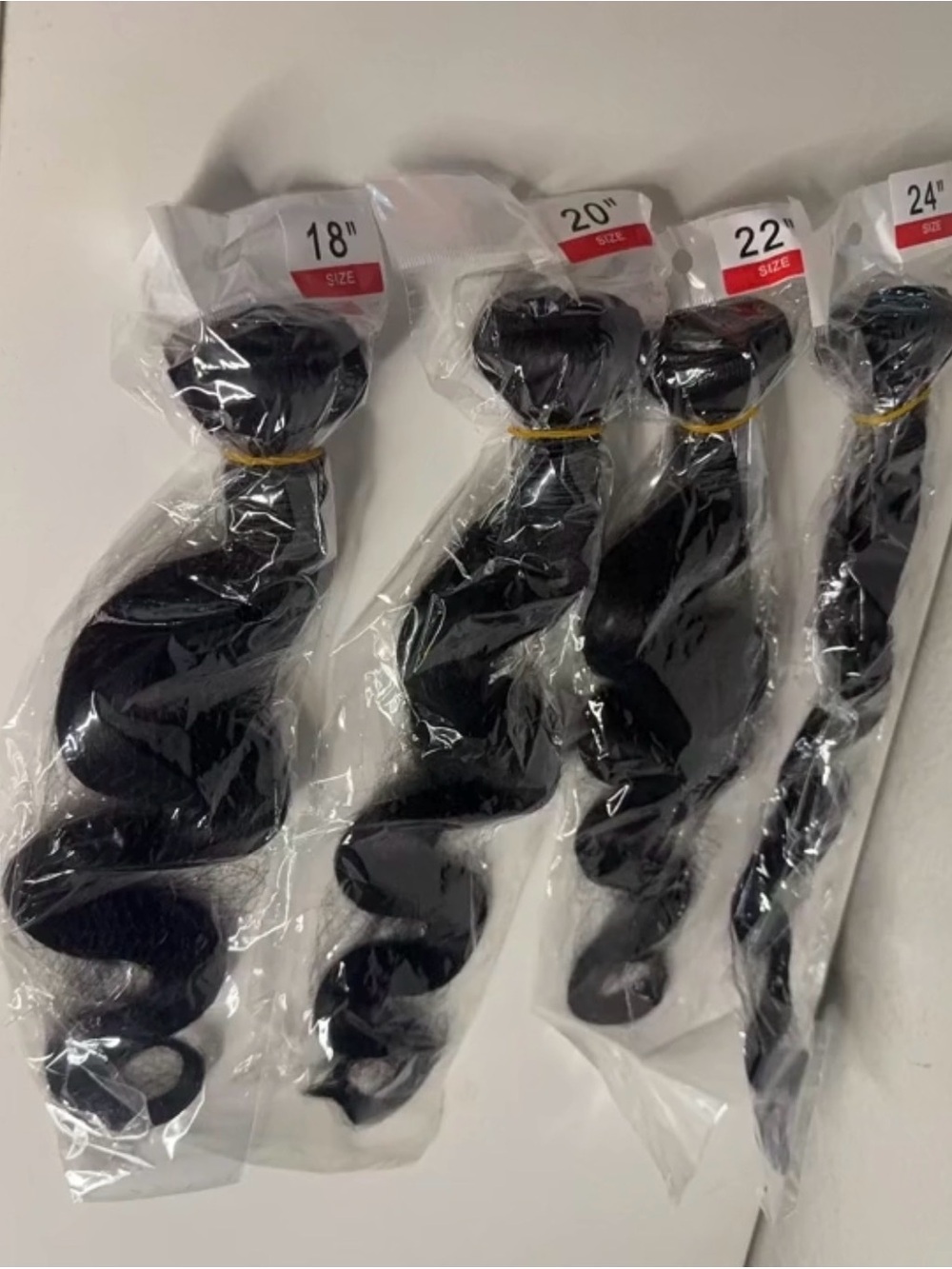 Black body Wave Human Hair Bundles - Multiple Lengths